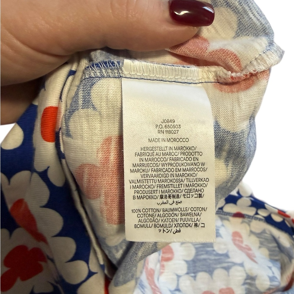 Boden Floral Shift Dress 100% cotton size 6R - Picture 4 of 8